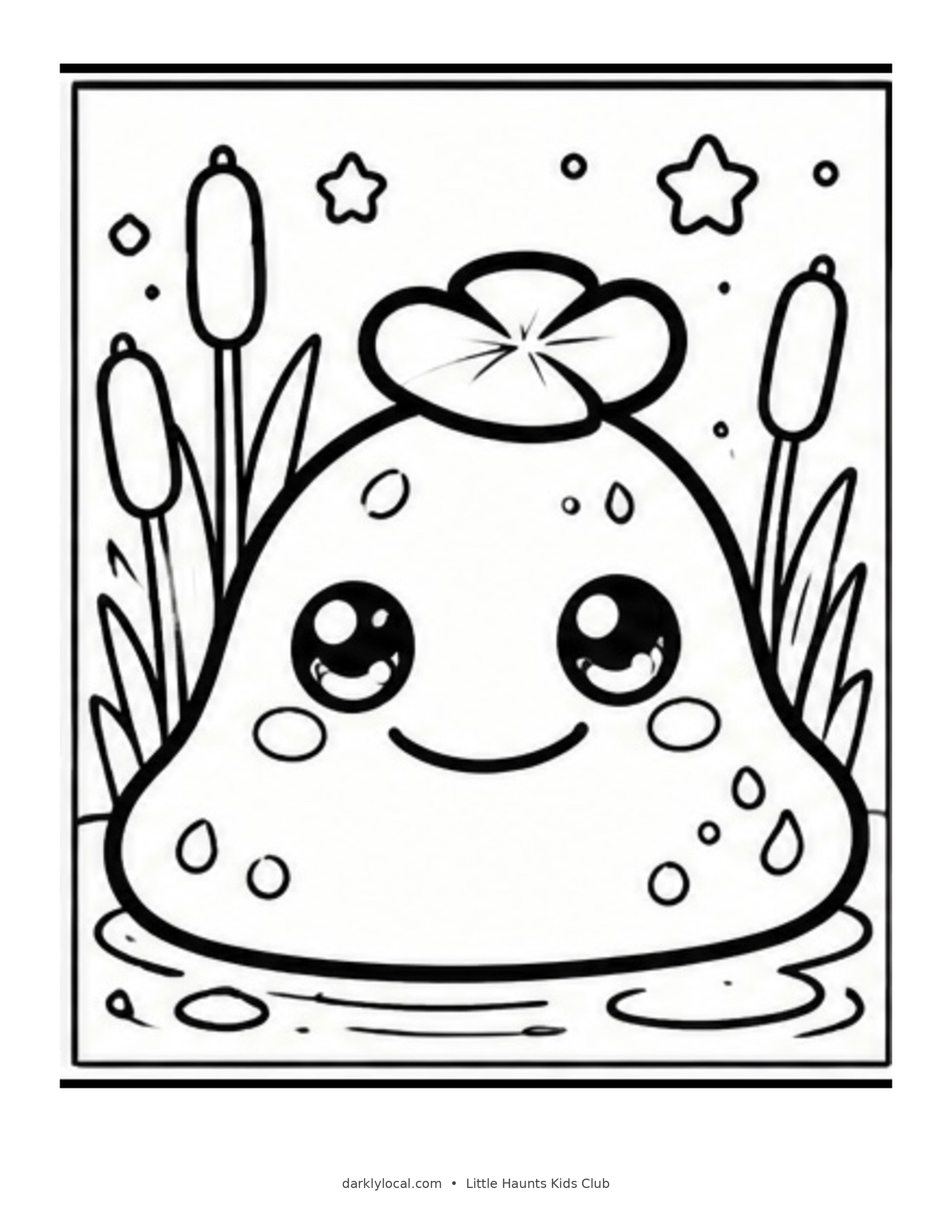 Little Haunts coloring sheet 4